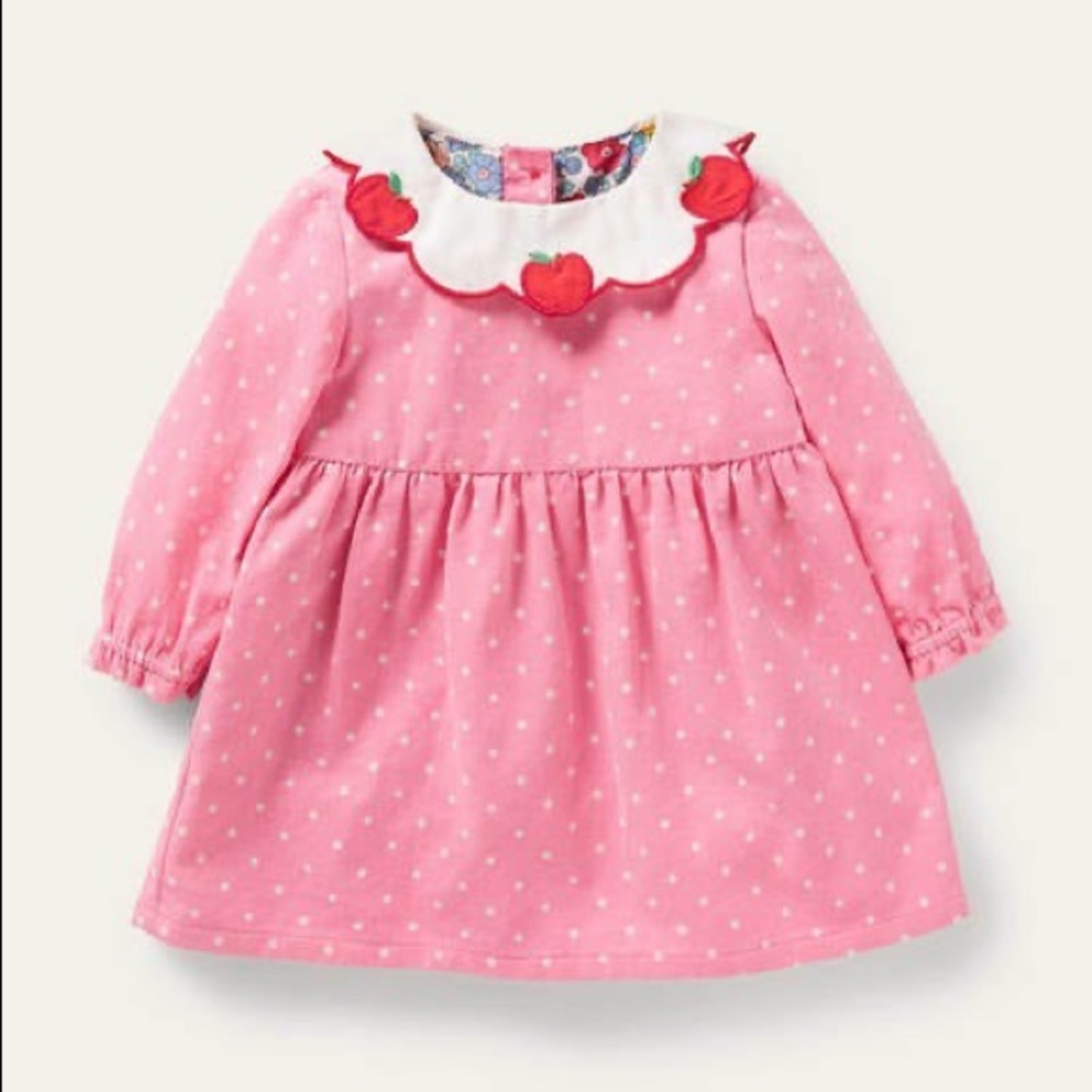 Baby Boden apple cord dress